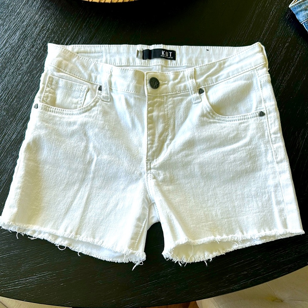 Kut from the Kloth Gidget Shorts White Size 0